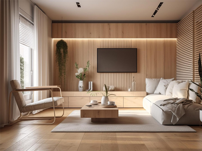 ترکیب و دیزاین پرده و مبلمان