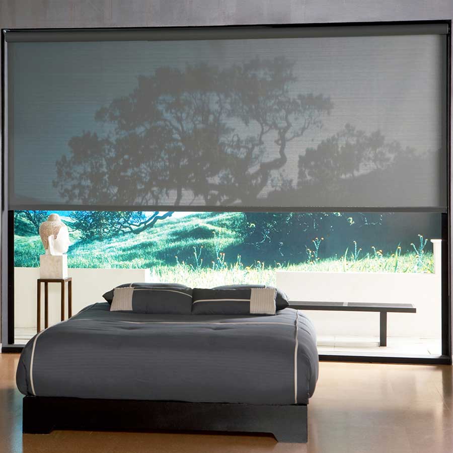 پرده سان اسکرین طوسی