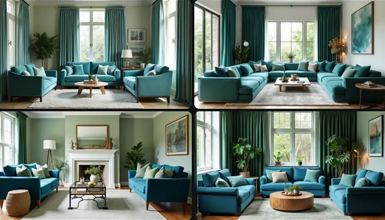 ترکیب های رنگی با آبی