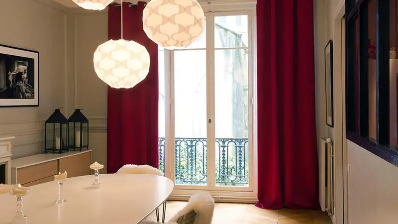 پرده قرمرز حرارتی