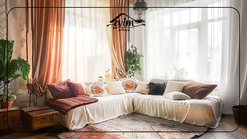 پرده در دکوراسیون بوهو