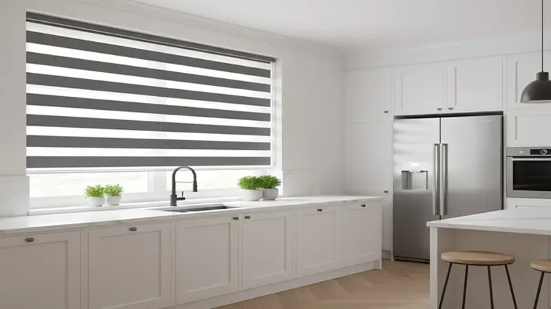 خرید پرده زبرا آشپزخانه