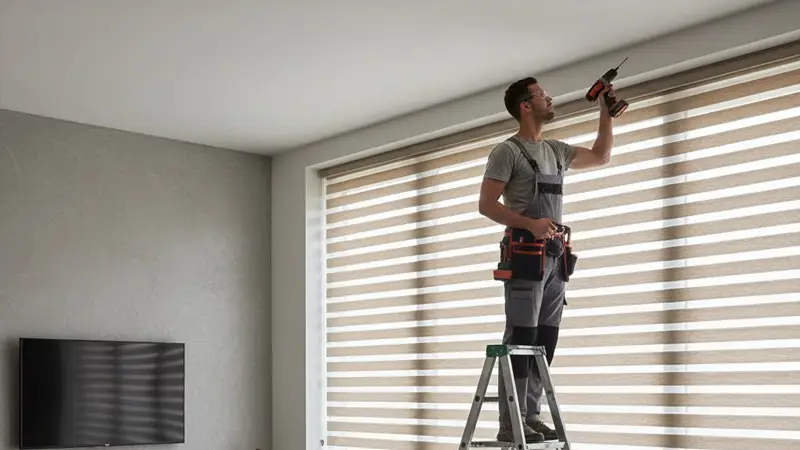 آموزش نصب پرده زبرا