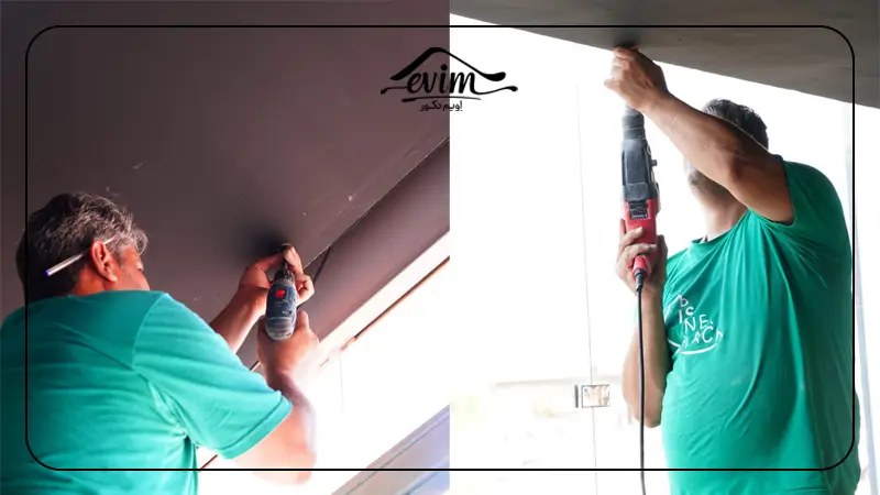 نصب پرده زبرا