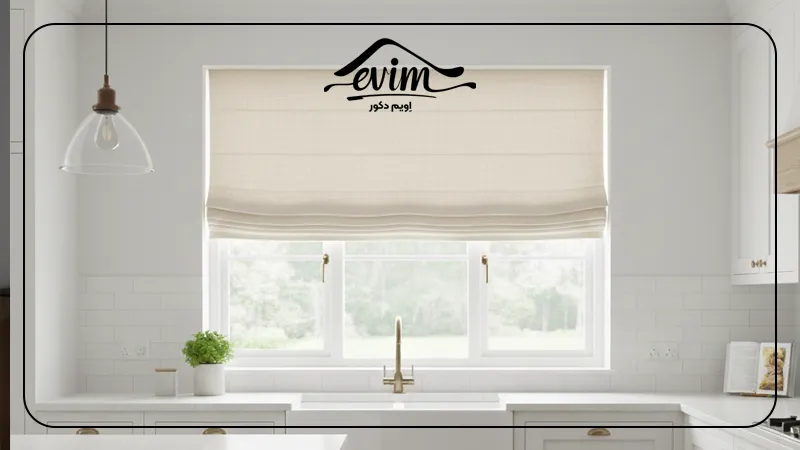 قیمت پرده رومن