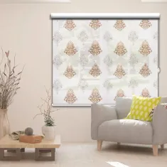 پرده شید تور افکت‌دار رنگی