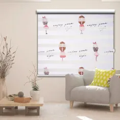 پرده زبرا دخترانه