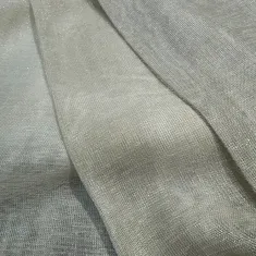 پرده مینیمال کتان لمه دار