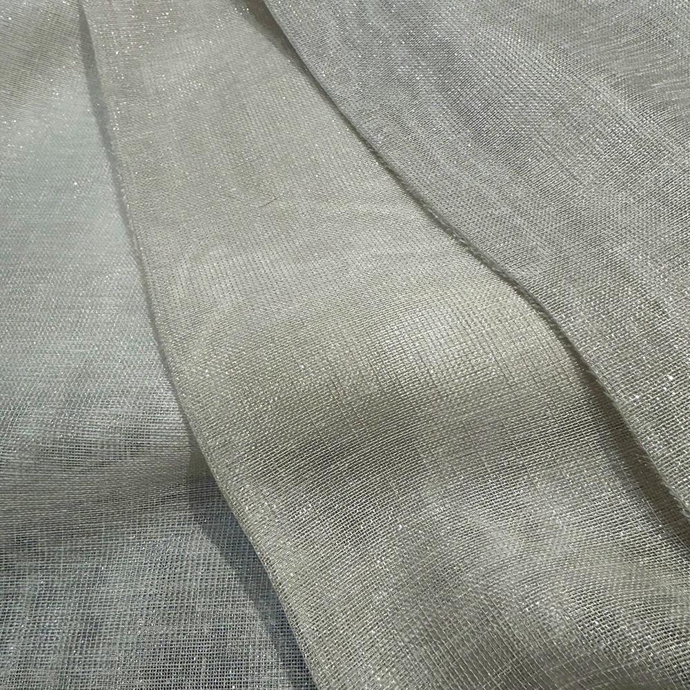 پرده مینیمال کتان لمه دار
