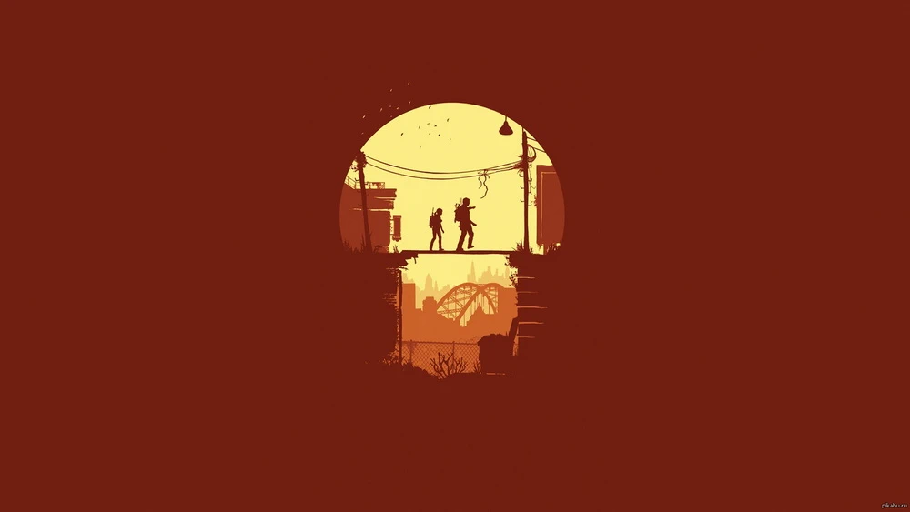 پرده شید چاپی - طرح last of us