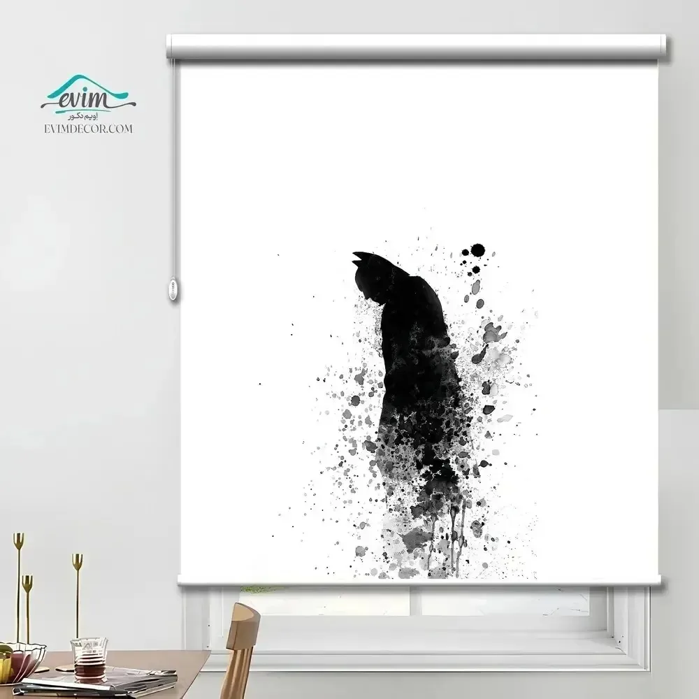 پرده چاپی طرح بتمن