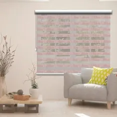 پرده زبرا طرح پتینه ساده