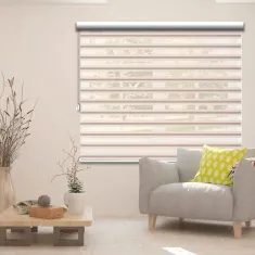 پرده زبرا طرح پلیسه وسط